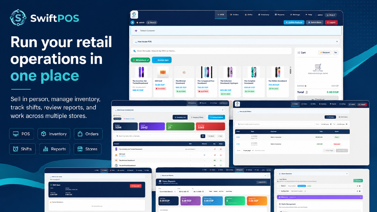 SwiftPOS Dashboard